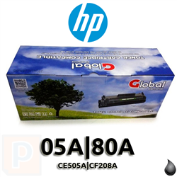 Cartucho tóner HP 05A|80A (CE505A|CF280A) negro alternativo (2.700 copias) GLOBAL