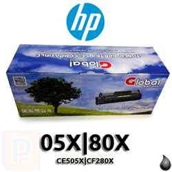 Cartucho tóner HP 05X|80X (CE505X|CF280X) negro alternativo (6.500 copias) GLOBAL